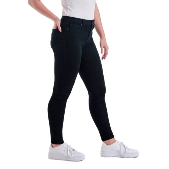 1822 Denim Black Ankle Skinny Classic Jeans High Waist Stretchy NWT Size 8 29 - Picture 1 of 10